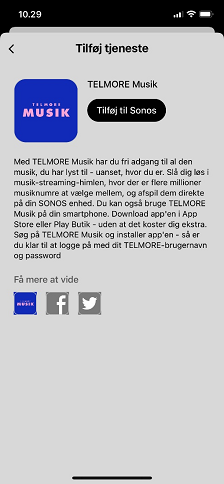 Telmore Musik på Sonos - Musik-appen til din Sonos