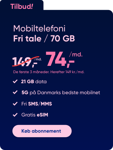 Fri tale - 70 GB data