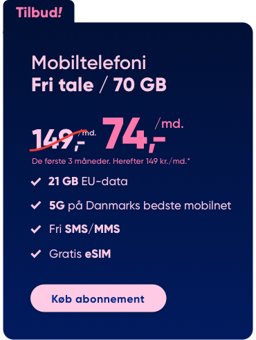 Fri tale - 70 GB data