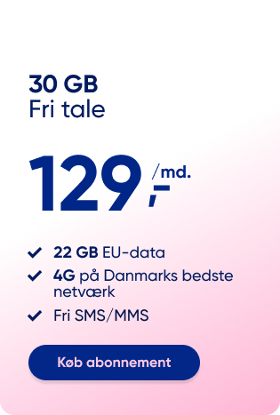 Fri tale - 30 GB data