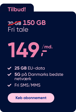 Fri tale - 150 GB data